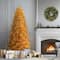 9ft. Pre-Lit True Gold Metallic Artificial Christmas Tree, White LED Lights